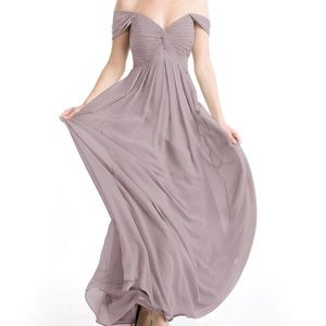 Bridesmaid Dress Azazie Kaitlynn in dusk size 8